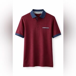 Codice Superfine Cotton Polo Shirt | Egyptian Cotton | Burgundy | Size 56 | NWT